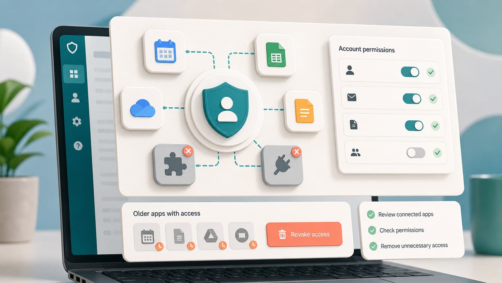 Connected app permissions review