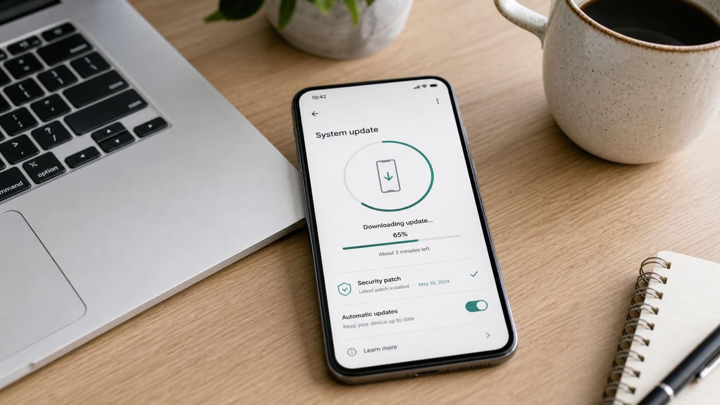 Phone software update settings