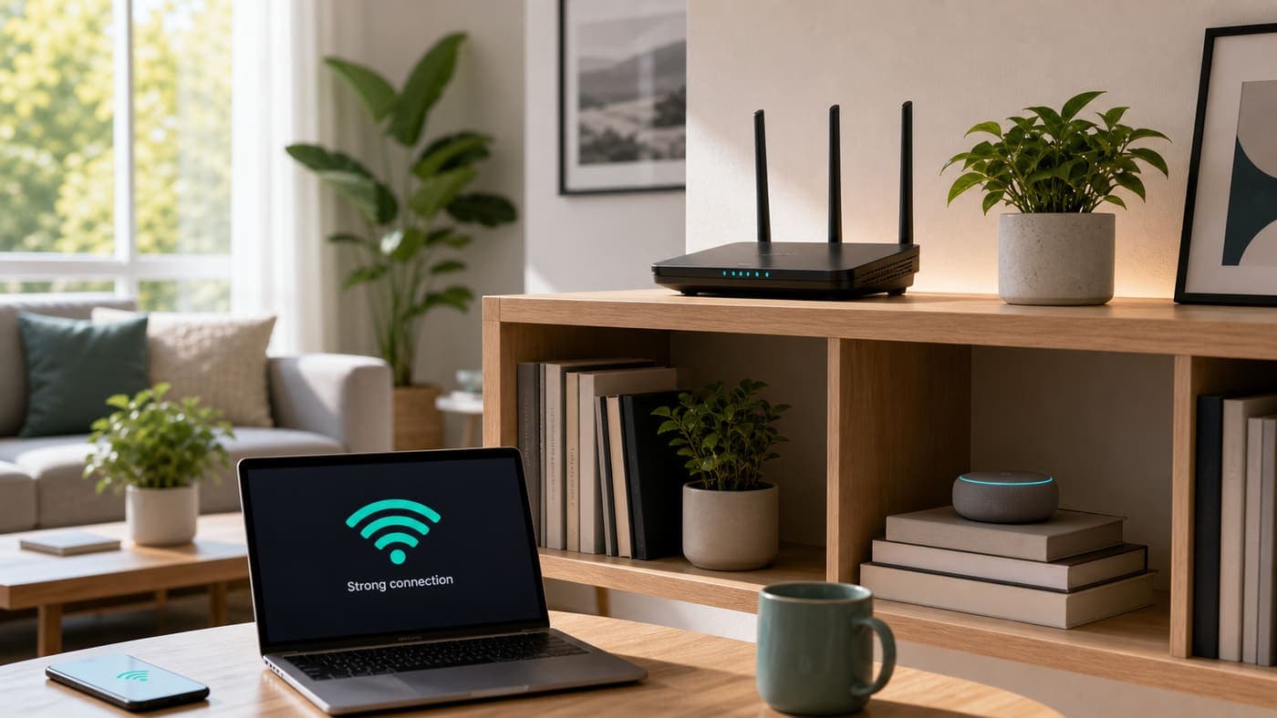 Router placement for better Wi-Fi signal