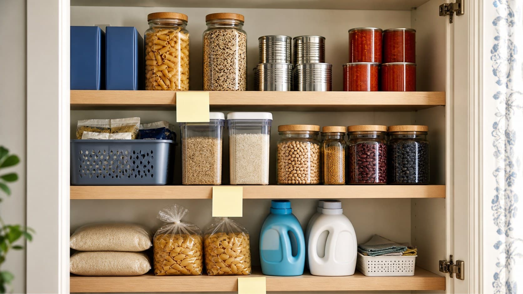 Smart pantry stock-up shelf
